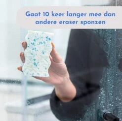 Scrub Daddy Wonderspons - Eraser Daddy - Vlekken Verwijderaar - 10x Steviger - 2 Kleuren -Schoonmaakmiddelen Korting 1200x1195 16