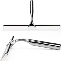 Mdxl® Raamwisser - Raamtrekker - Inclusief Ophanghaak Met Zuignap - Rvs - Douchewisser- Douche Trekker -Schoonmaakmiddelen Korting 1200x1196 10