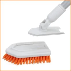 Merkloos Badkamer Reinigingsborstel - Badkamerschrobborstel - Reinigingsborstel - Met Afneembare Telescopische Handgreep En 180° Verstelbare Gezamenlijke Reinigingsborstel - Lange Steel 107 Cm -Schoonmaakmiddelen Korting 1200x1196 8