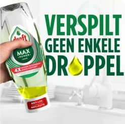 Dreft MaxPower - Lemon - Vloeibaar Afwasmiddel - Voordeelverpakking 8 X 640 Ml -Schoonmaakmiddelen Korting 1200x1197 23