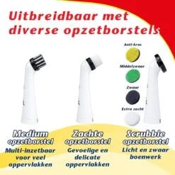 CleanRite® Multi Scrubber - Schoonmaakborstel Voor Auto, Fornuis, Tegels En Voegen -Schoonmaakmiddelen Korting 1200x1200 1014