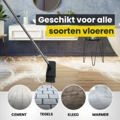 Schrobbezem Zwart Luiwagen Met Steel 120cm - Tuinbezem Straatbezem - Schoonmaak Schrobber Kunststof Harde Bezem - Schrobborstel En Schuurborstel -Schoonmaakmiddelen Korting 1200x1200 1018