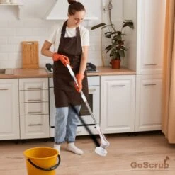 GoScrub® Elektrische Schoonmaakborstel – Elektrische Schrobber - Schrobborstel – Voor Badkamer Of Keuken – Schrobber Met Steel – Luiwagen – Polijstmachine - Roze -Schoonmaakmiddelen Korting 1200x1200 1040