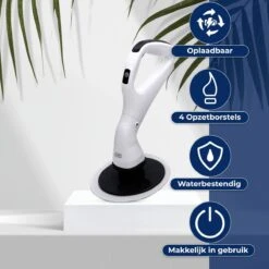 B-care Elektrische Schoonmaakborstel - 4 Opzetstukken - Wasborstel - Poetsmachine - Schrobborstel - Handborstel - Werkborstel - Schrobber - Boorborstel - Schoonmaakmiddelen - Reinigingsborstel 19 B-care Elektrische Schoonmaakborstel - 4 Opzetstukken - Wasborstel - Poetsmachine - Schrobborstel - Handborstel - Werkborstel - Schrobber - Boorborstel - Schoonmaakmiddelen - Reinigingsborstel -Schoonmaakmiddelen Korting 1200x1200 1048