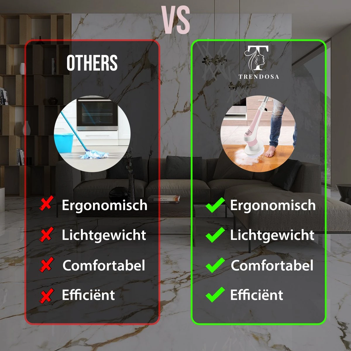 Trendosa Elektrische Schoonmaakborstel - Elektrische Schrobborstel - Poetsmachine - Handborstel - Scrubber- De Badkamer/Keuken/Auto- Roze 4 Trendosa Elektrische Schoonmaakborstel - Elektrische Schrobborstel - Poetsmachine - Handborstel - Scrubber- De Badkamer/Keuken/Auto- Roze - Afbeelding 4