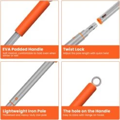 Merkloos Badkamer Reinigingsborstel - Badkamerschrobborstel - Reinigingsborstel - Met Afneembare Telescopische Handgreep En 180° Verstelbare Gezamenlijke Reinigingsborstel - Lange Steel 107 Cm -Schoonmaakmiddelen Korting 1200x1200 1098