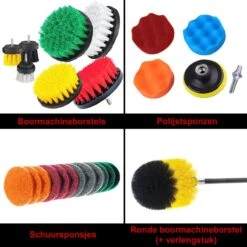 Borstelset Boormachine 25 Delig Per 2 - Schuursponsjes- Schrobborstel - Boorborstel - Schuurborstel - Borstel Boormachine - Schoonmaakborstel - Reinigingsborstel - Tapijtreiniger - Borstelset 16 Borstelset Boormachine 25 Delig Per 2 - Schuursponsjes- Schrobborstel - Boorborstel - Schuurborstel - Borstel Boormachine - Schoonmaakborstel - Reinigingsborstel - Tapijtreiniger - Borstelset -Schoonmaakmiddelen Korting 1200x1200 1113