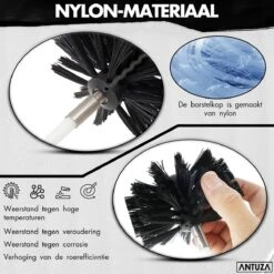 Antuza | Schoorsteenveegset | Schoorsteenreiniger | Schoorsteen Borstel | 9 Meter 9 Antuza | Schoorsteenveegset | Schoorsteenreiniger | Schoorsteen Borstel | 9 Meter -Schoonmaakmiddelen Korting 1200x1200 1122