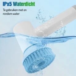 Elektrische Schoonmaakborstel - Schrobborstel - Handborstel - Schuurborstel - Schrobber - Badkamer - Toilet - Keuken -Schoonmaakmiddelen Korting 1200x1200 1134