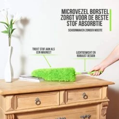 Strex Telescopische Plumeau Set Met Telescoopsteel - 60 Tot 140 Cm - Uitschuifbaar - Flexibel - Microvezel Ragebol - 5-Delige Schoonmaak Set -Schoonmaakmiddelen Korting 1200x1200 1181