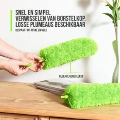 Strex Telescopische Plumeau Set Met Telescoopsteel - 60 Tot 140 Cm - Uitschuifbaar - Flexibel - Microvezel Ragebol - 5-Delige Schoonmaak Set -Schoonmaakmiddelen Korting 1200x1200 1183