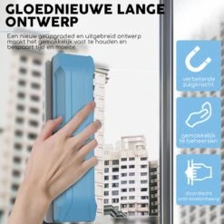Thuys Magnetische Ramenwasser - Raamwisser Met Touw - Enkel Glas - Ramenreiniger Inclusief Reinigingspads - 3-8mm - Ramenwisser - Blauw -Schoonmaakmiddelen Korting 1200x1200 1250