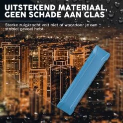 Thuys Magnetische Ramenwasser - Raamwisser Met Touw - Enkel Glas - Ramenreiniger Inclusief Reinigingspads - 3-8mm - Ramenwisser - Blauw -Schoonmaakmiddelen Korting 1200x1200 1254