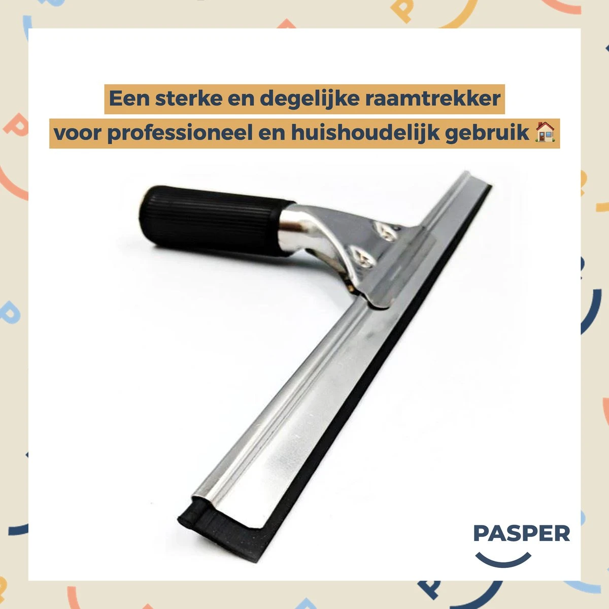 Raamtrekker Professioneel - 30 Cm - Pasper - Raamwisser - Raamtrekkers Zwart - Verstelbaar - Voor Multifunctioneel Gebruik Ramen, Douche En Auto 3 Raamtrekker Professioneel - 30 Cm - Pasper - Raamwisser - Raamtrekkers Zwart - Verstelbaar - Voor Multifunctioneel Gebruik Ramen, Douche En Auto - Afbeelding 3