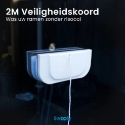 Swoofy® Magnetische Ramenwasser – Dubbelglas - Raamwasser – 3-35mm – Wit -Schoonmaakmiddelen Korting 1200x1200 1264