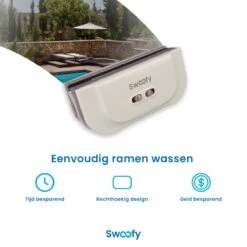 Swoofy® Magnetische Ramenwasser – Dubbelglas - Raamwasser – 3-35mm – Wit -Schoonmaakmiddelen Korting 1200x1200 1265