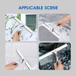 Mdxl® Raamwisser - Raamtrekker - Inclusief Ophanghaak Met Zuignap - Rvs - Douchewisser- Douche Trekker -Schoonmaakmiddelen Korting 1200x1200 1283