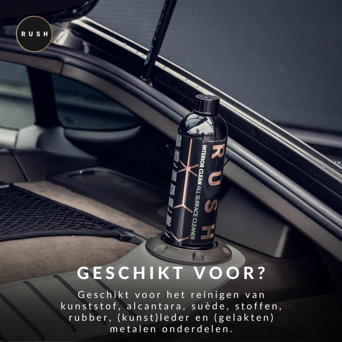 RUSH Bekleding Reiniger - Interieur Reiniger - Auto Wassen - Schoonmaken - Auto Accessories - Interior Clean 750ml 3 RUSH Bekleding Reiniger - Interieur Reiniger - Auto Wassen - Schoonmaken - Auto Accessories - Interior Clean 750ml - Afbeelding 3