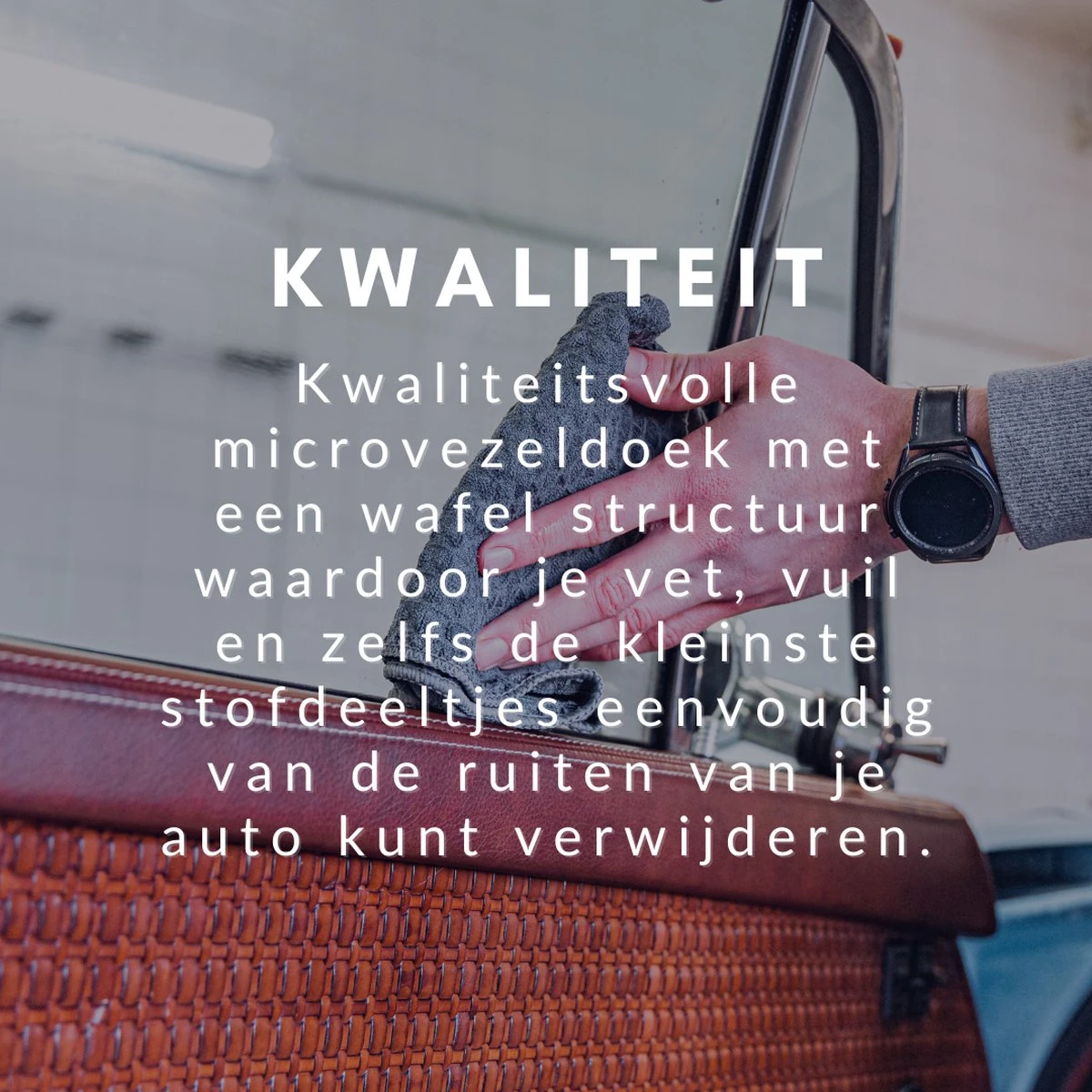 RUSH Glasdoek - Poleerdoek - Glasreiniger - Microvezeldoek - Ruitenreiniger - 40 X 40 Cm 7 RUSH Glasdoek - Poleerdoek - Glasreiniger - Microvezeldoek - Ruitenreiniger - 40 X 40 Cm - Afbeelding 7