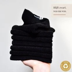 Kitchen Lab Co.® Microvezeldoekjes Zwart - Dagelijks Doekje Set 7 Stuks - 30x30cm - Gelabeld Met Weekdagen - Vaatdoekjes Microvezel -Schoonmaakmiddelen Korting 1200x1200 1741