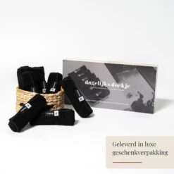 Kitchen Lab Co.® Microvezeldoekjes Zwart - Dagelijks Doekje Set 7 Stuks - 30x30cm - Gelabeld Met Weekdagen - Vaatdoekjes Microvezel -Schoonmaakmiddelen Korting 1200x1200 1742