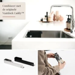 Kitchen Lab Co.® Microvezeldoekjes Zwart - Dagelijks Doekje Set 7 Stuks - 30x30cm - Gelabeld Met Weekdagen - Vaatdoekjes Microvezel -Schoonmaakmiddelen Korting 1200x1200 1743