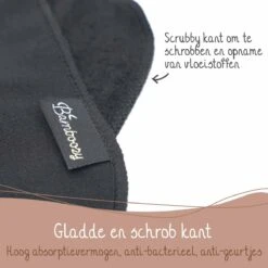 Bamboozy Vaatdoekjes Zwart 3 Stuks Herbruikbaar Keukenpapier Unpaper Towel Bamboevezels Plasticvrij -Schoonmaakmiddelen Korting 1200x1200 1803