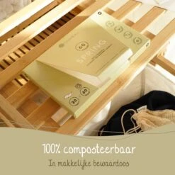 Cosmeau Wasmiddel Wasstrips 120 Wasbeurten Lentefris Wasvellen Wasdoekjes Detergent Sheets Wasdoekjes - Fris Plasticvrij Biologisch Afbreekbaar Eco -Schoonmaakmiddelen Korting 1200x1200 209