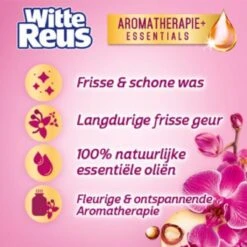 Frisse Reus Orchidee Macadamia Gel Vloeibaar Wasmiddel - Gekleurde Was - Voordeelverpakking - 120 Wasbeurten -Schoonmaakmiddelen Korting 1200x1200 274