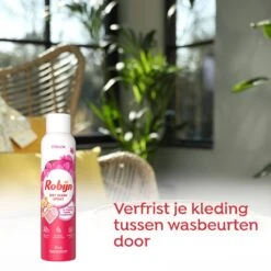 Robijn Pink Sensation Dry Wash Spray - 2 X 200 Ml - Voordeelverpakking -Schoonmaakmiddelen Korting 1200x1200 300