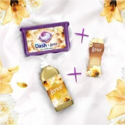 Lenor Gouden Orchidee - Wasverzachter - Voordeelverpakking 8 X 19 Wasbeurten -Schoonmaakmiddelen Korting 1200x1200 304