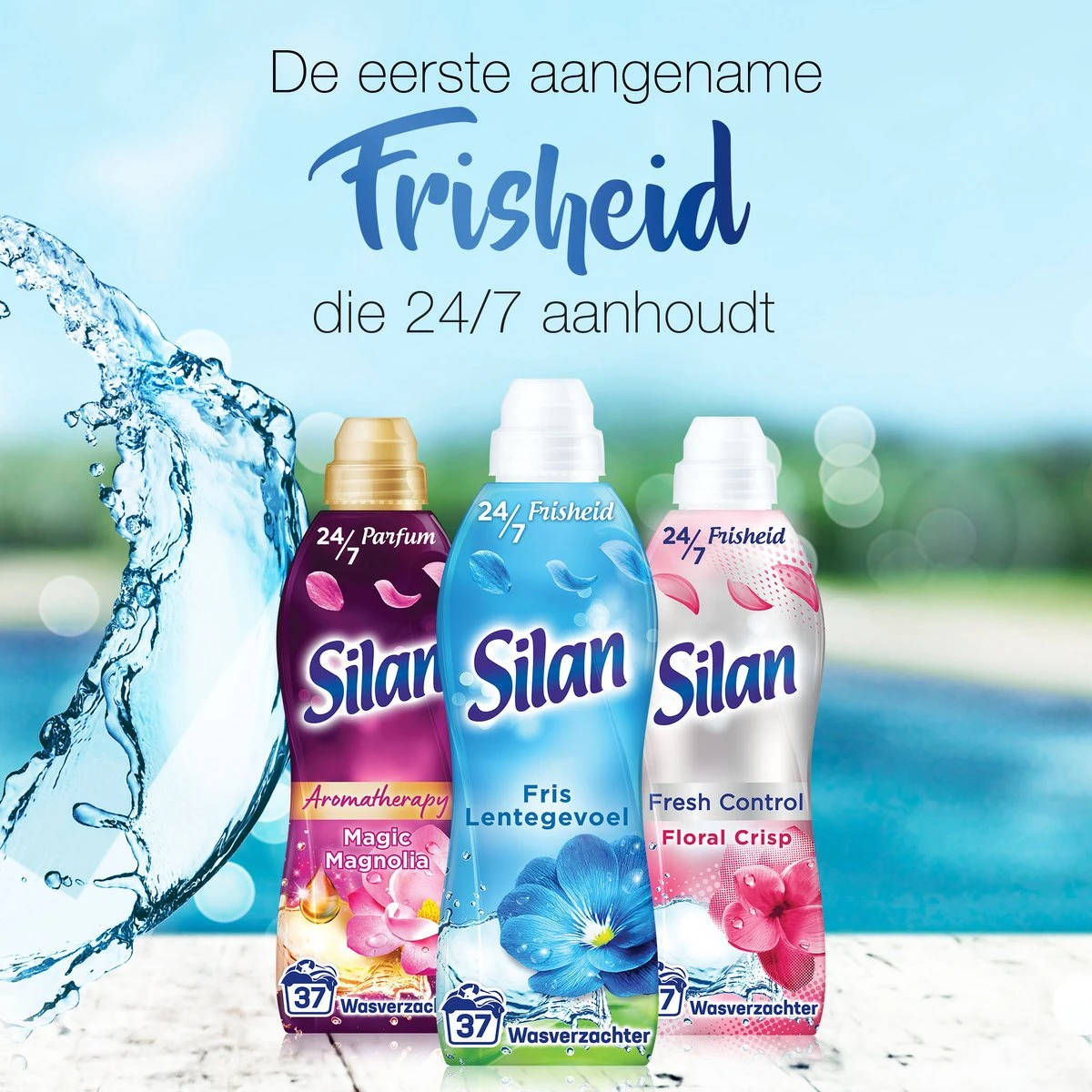 Silan Fris Lentegevoel Wasverzachter - 6 X 37 Wasbeurten - Voordeelverpakking 7 Silan Fris Lentegevoel Wasverzachter - 6 X 37 Wasbeurten - Voordeelverpakking - Afbeelding 7