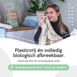 Zense Eco Wasmiddel Wasstrips - 72 Grote Wasbeurten - Ocean Breeze -Schoonmaakmiddelen Korting 1200x1200 35