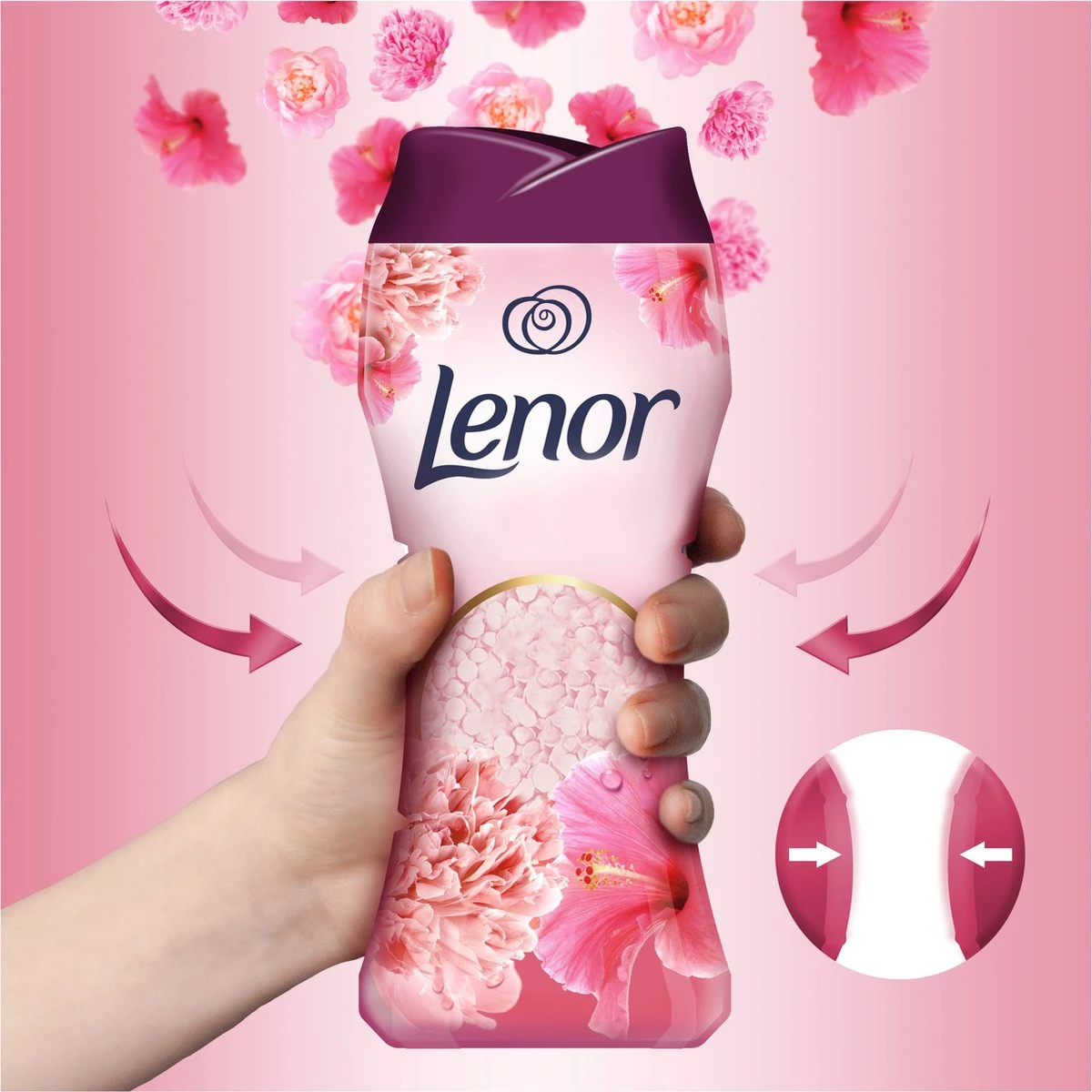 Lenor Pioenroos En Hibiscus Parels - In-Wash Geurbooster - Voordeelverpakking 6 X 15 Wasbeurten 5 Lenor Pioenroos En Hibiscus Parels - In-Wash Geurbooster - Voordeelverpakking 6 X 15 Wasbeurten - Afbeelding 5