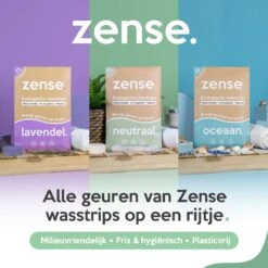 Zense Eco Wasmiddel Wasstrips - 72 Grote Wasbeurten - Ocean Breeze -Schoonmaakmiddelen Korting 1200x1200 40