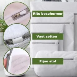 Merkloos Waszak 7x- Waszakken Voor Wasgoed- Laundry Bag- Incl. BH Waszakje Lingerie- Travel Organizer Bags-Set Van 7 -Schoonmaakmiddelen Korting 1200x1200 454