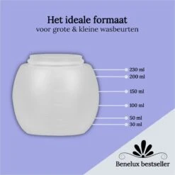 Kalaa Doseerbol - 2 Stuks - 230 Ml - Herbruikbaar - INCLUSIEF Doseerdop - Ook Geschikt Voor Robijn Wasmiddel Vloeibaar & Ariel Wasmiddel Vloeibaar - Vloeibaar Wasmiddel Doseren - Wasbollen Voor Wasmachine - Transparant - HDPE - Wasbol -Schoonmaakmiddelen Korting 1200x1200 594