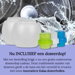 Kalaa Doseerbol - 2 Stuks - 230 Ml - Herbruikbaar - INCLUSIEF Doseerdop - Ook Geschikt Voor Robijn Wasmiddel Vloeibaar & Ariel Wasmiddel Vloeibaar - Vloeibaar Wasmiddel Doseren - Wasbollen Voor Wasmachine - Transparant - HDPE - Wasbol -Schoonmaakmiddelen Korting 1200x1200 595