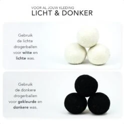 STEAMRS - 6x Wasdrogerballen - 100% Schapenwol - Verkort Droogtijd - Zachtere & Kreukloze Was 10 STEAMRS - 6x Wasdrogerballen - 100% Schapenwol - Verkort Droogtijd - Zachtere & Kreukloze Was -Schoonmaakmiddelen Korting 1200x1200 617