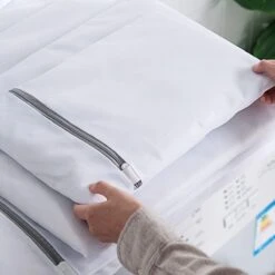 ForDig Wasnet Waszakjes (5 Stuks) Voor Lingerie En Fijne Was - Geschikt Voor Wasmachine - Met Rits - Wit -Schoonmaakmiddelen Korting 1200x1200 624