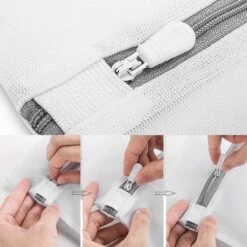 ForDig Wasnet Waszakjes (5 Stuks) Voor Lingerie En Fijne Was - Geschikt Voor Wasmachine - Met Rits - Wit -Schoonmaakmiddelen Korting 1200x1200 626