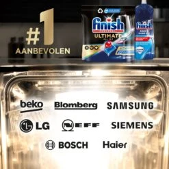 Finish Ultimate All In One Regular Vaatwastabletten - 42 Capsules -Schoonmaakmiddelen Korting 1200x1200 754