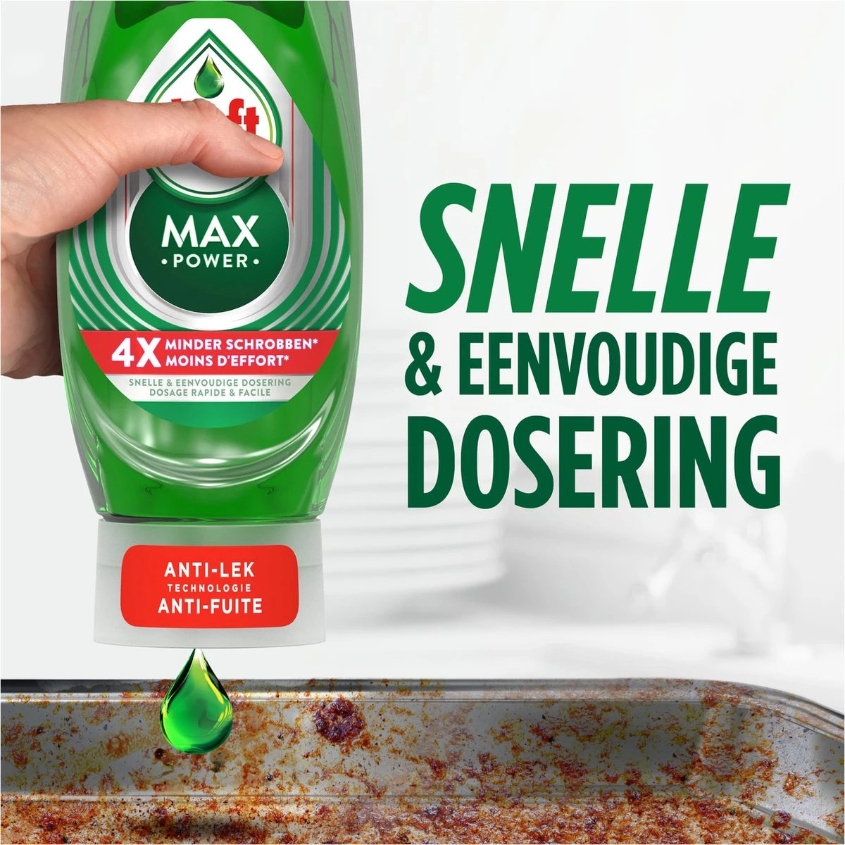 Dreft MaxPower - Vloeibaar Afwasmiddel - Voordeelverpakking 8 X 450 Ml 7 Dreft MaxPower - Vloeibaar Afwasmiddel - Voordeelverpakking 8 X 450 Ml - Afbeelding 7