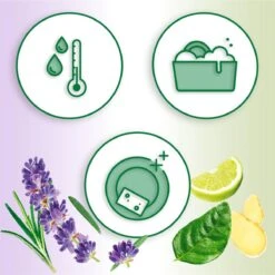 Dreft Naturals Lavender & Rosemary Afwasmiddel - Voordeelverpakking 10x450ml -Schoonmaakmiddelen Korting 1200x1200 794