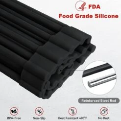 BOTC Afdruiprek - Verstelbaar - Afdruipmat Voor Afwas - Pannenonderzetter - Opvouwbaar -Schoonmaakmiddelen Korting 1200x1200 848