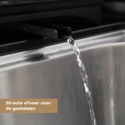 Baulk® - Afdruiprek - Afdruiprek Met Lekbak - Afwas - Droogrek Afwas - RVS - Bestekbak - Modern -Schoonmaakmiddelen Korting 1200x1200 886