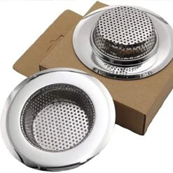 Luxe RVS Gootsteen Zeef Ø80 - 90mm - Gootsteenstop - Afvoerzeef - Korfplug - Gootsteenbakje -Schoonmaakmiddelen Korting 1200x1200 912