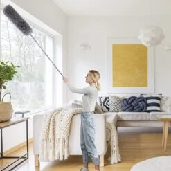 ForDig Telescopische Plumeau Microvezel - Duster Met Telescoopsteel Uitschuifbaar Tot 250 Cm - Wasbaar - 360 Graden Draaibaar -Schoonmaakmiddelen Korting 1200x1200 979