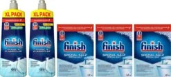 Finish Zout Vaatwaszout 3 X 1,2kg & Glansspoelmiddel 2 X 750ml