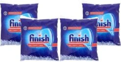 Finish Zout | 4 X 1kg | Vaatwaszout | Korrels | Voorkomt Kalkafzetting | Promo Verpakking